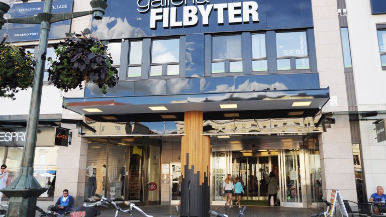 Galleria Filbyter vid Stora Torget i centrala Linköping