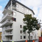 Hörnet Plankgatan-Slottsgatan mot Folkparken